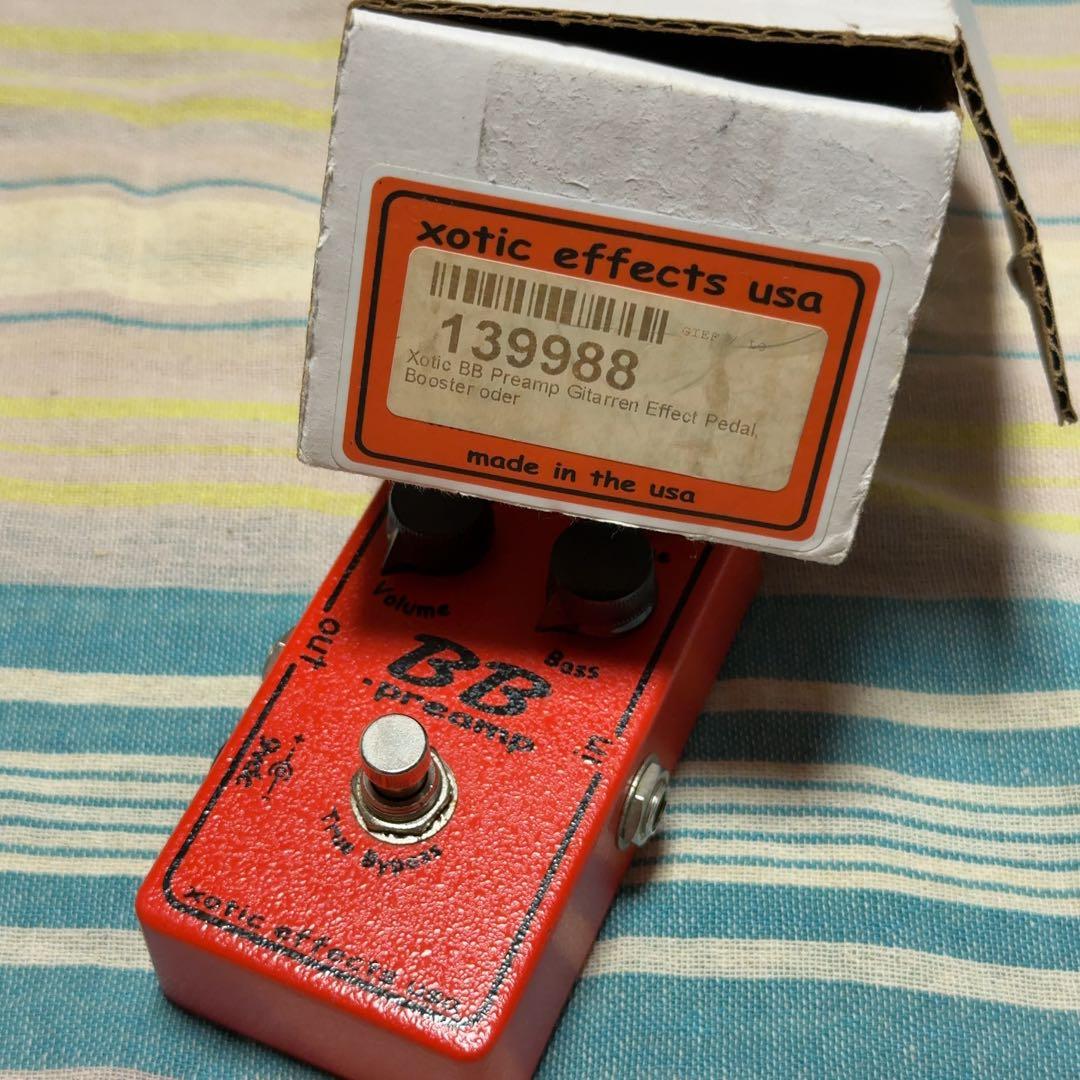xotic BB Preamp 手書きシリアル期 元箱あり美品