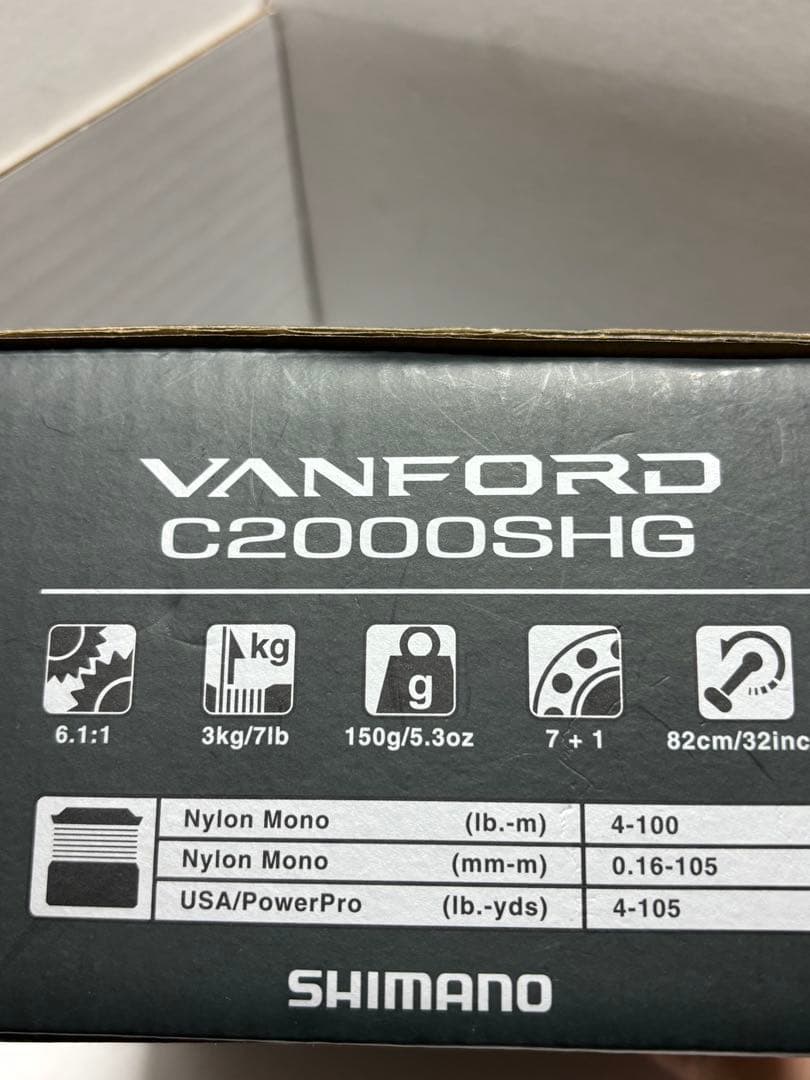 20ヴァンフォード C2000SHG シマノ リール スピニングリール