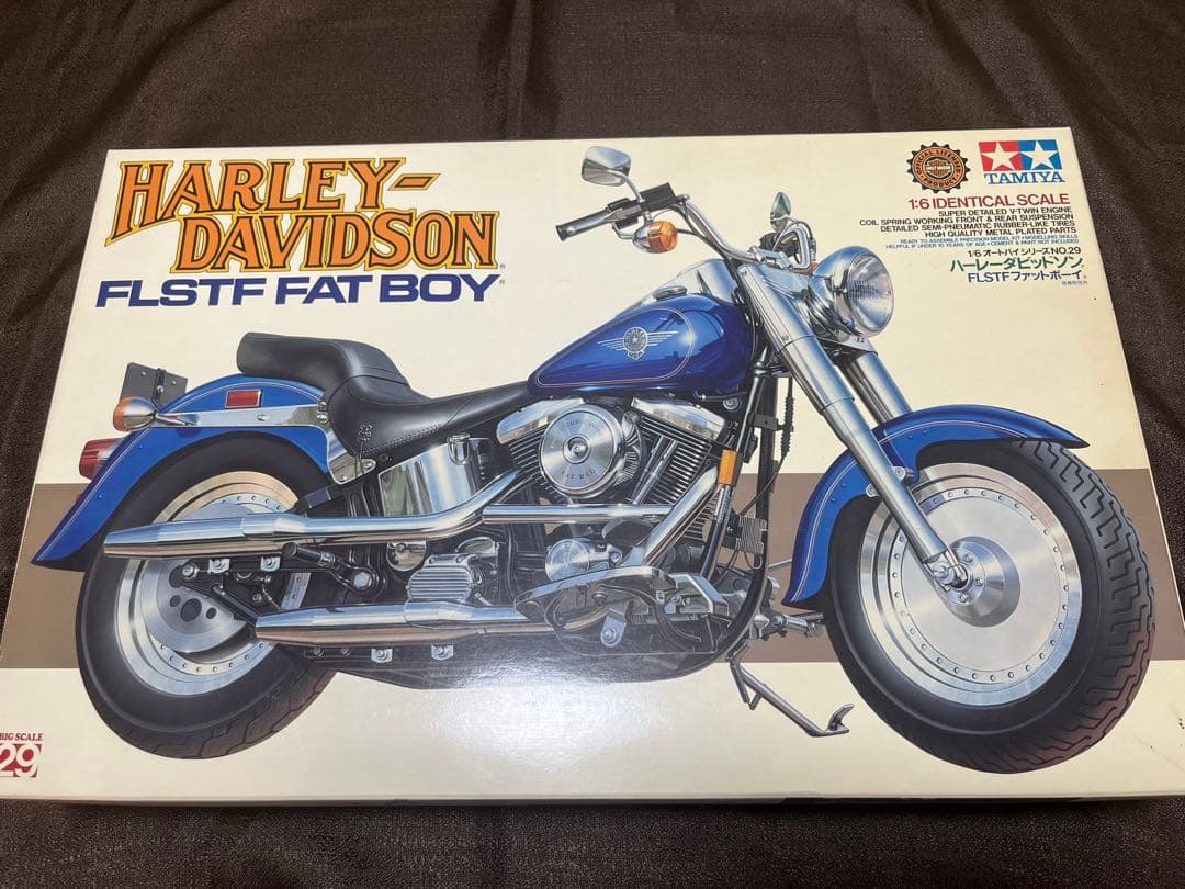 絶版 タミヤ プラモデル ハーレーダビッドソン ファットボーイ 激レア