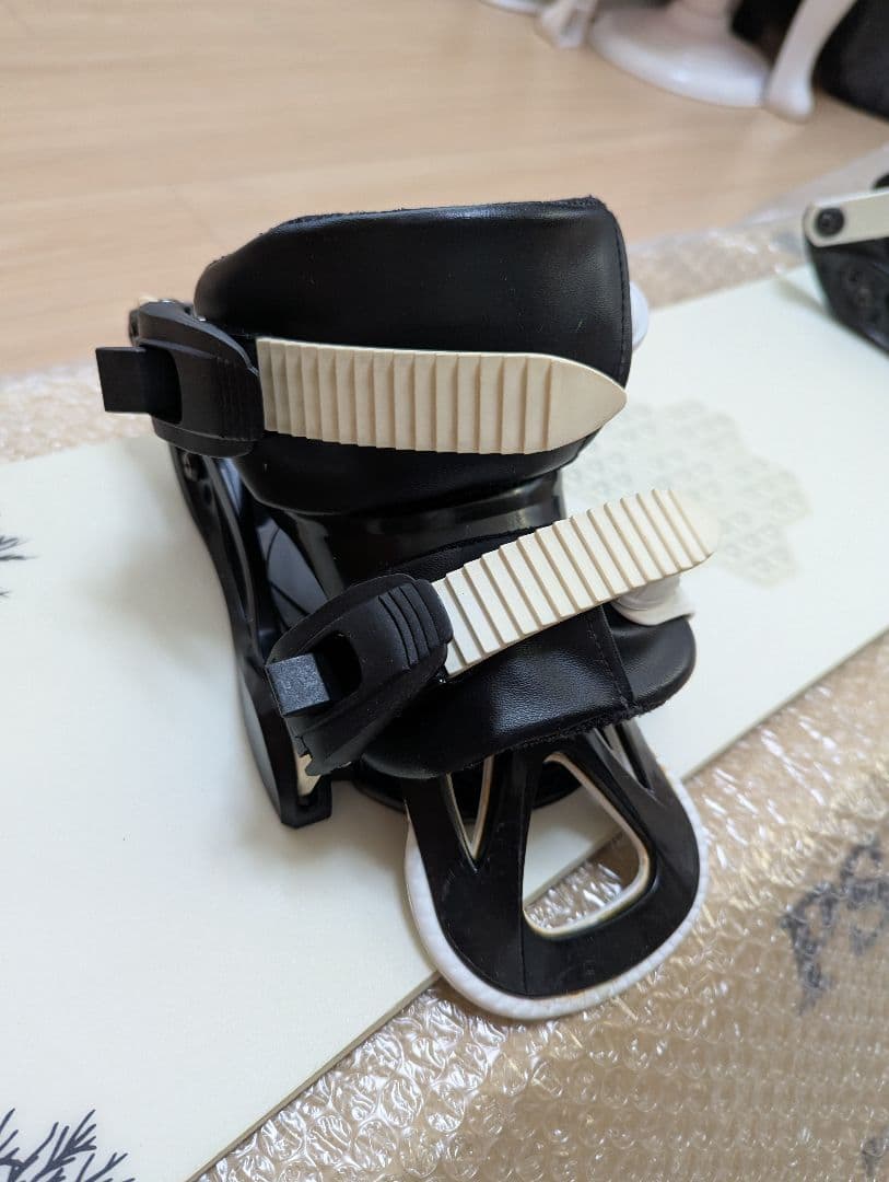 LEKSキッズ用スノーボードセット　110センチ　ビンディング付き　デッキパッド