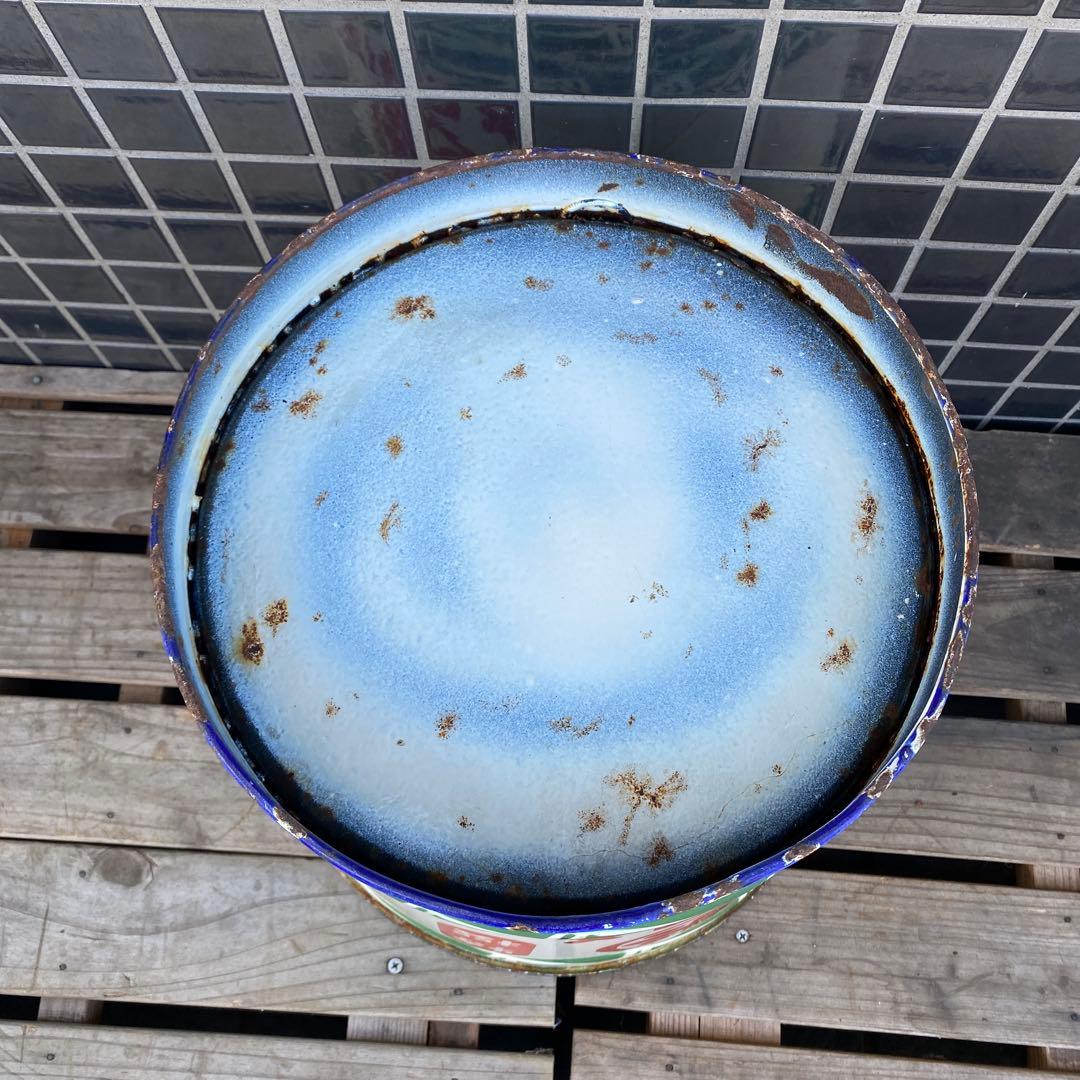 昭和レトロ マルコメ ホーロー缶 古道具 骨董品 インテリア コレクション