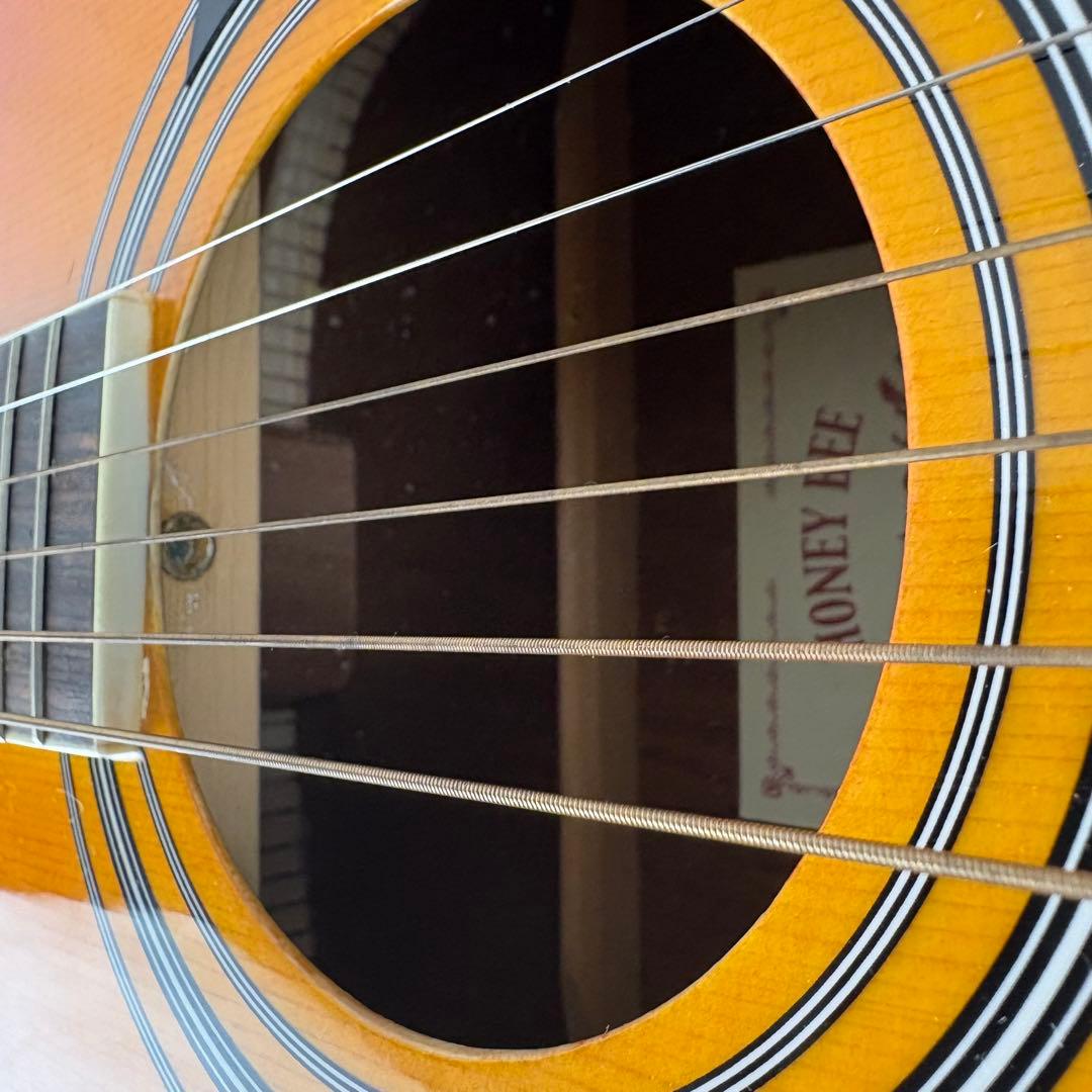HONEY BEE アコースティックギター F-15 CS ソフトケース付き