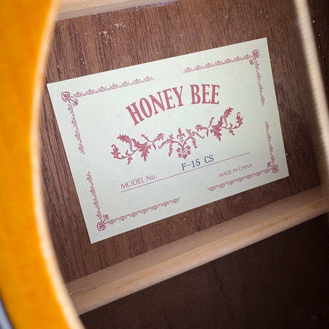 HONEY BEE アコースティックギター F-15 CS ソフトケース付き