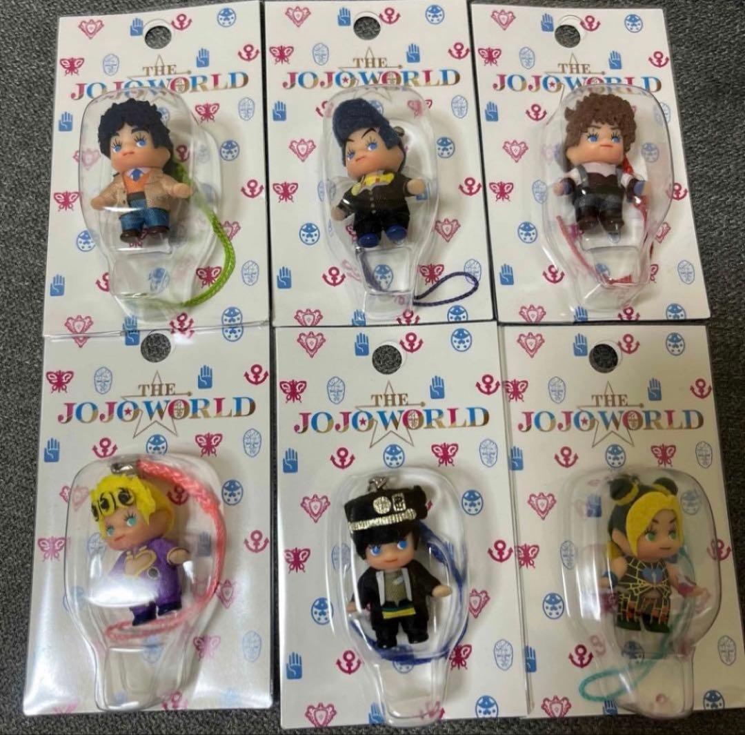 新品THE JOJO WORLDキューピーコラボストラップ　コンプリート　全種
