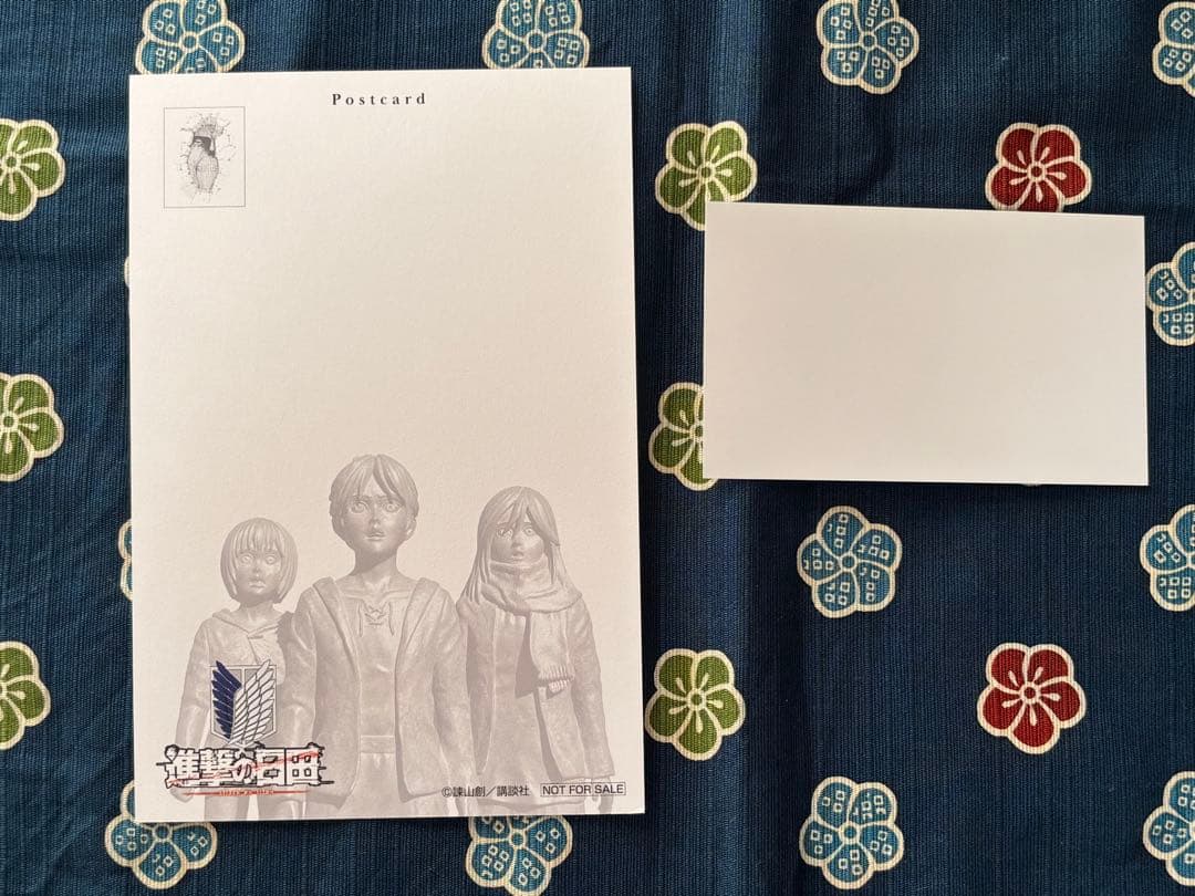 進撃の日田スタンプラリー帳　オリジナルステッカー　リヴァイ 生誕祭　ポストカード