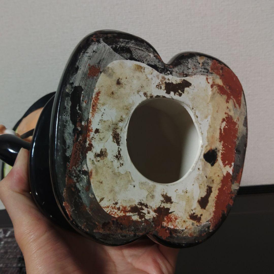 昭和 レトロ 珍品 ビッグサイズ 内藤ルネ パリ ポリス 警察 陶器