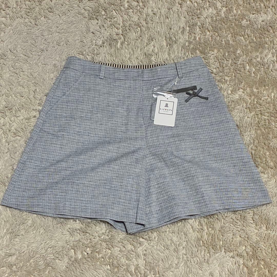 LANVIN SPORT 未使用タグ付 現行 高年式 ゴルフ ハーフパンツ