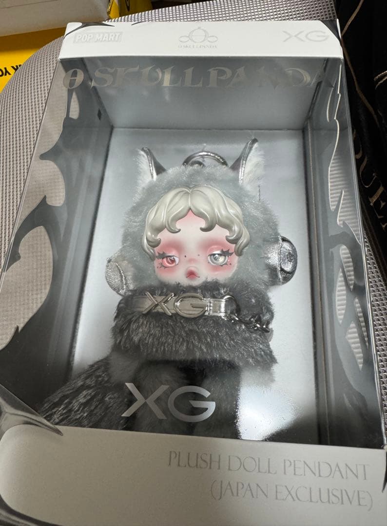 POP MART Skull panda✖️XG 日本限定 ぬいぐるみペンダント