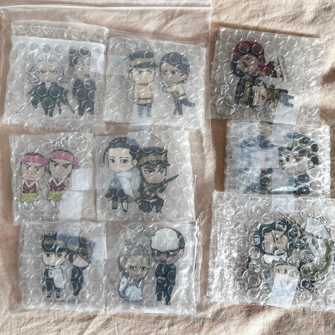 【匿名配送】ゴールデンカムイ DVD 特典 アクリル キーホルダー 9点 セット