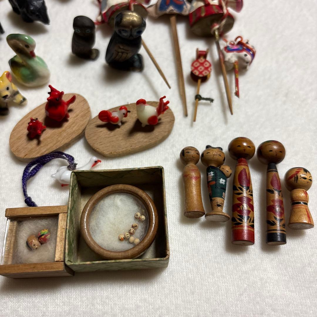 郷土玩具ミニチュアセット40個