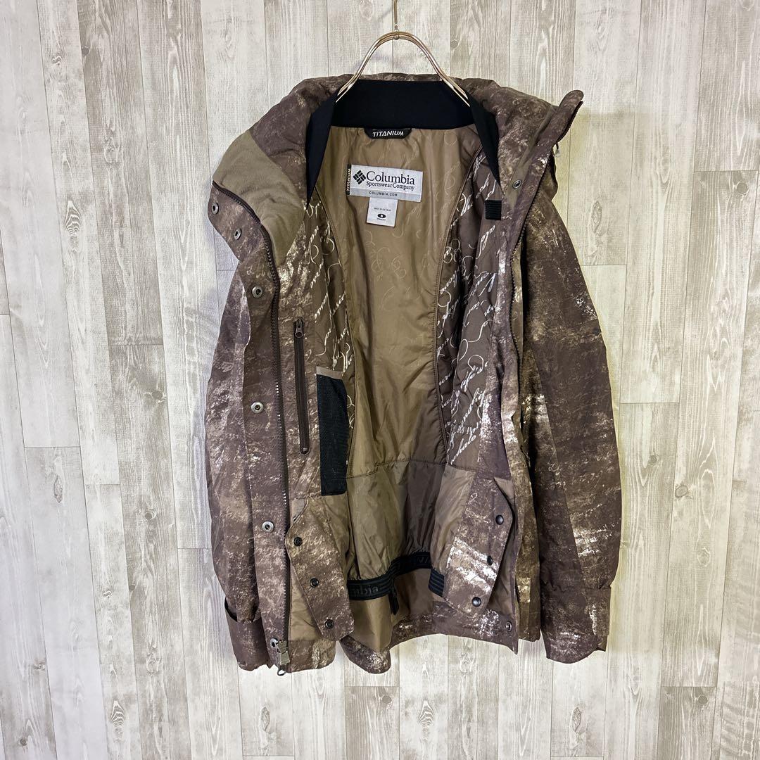 【ケイ様】コロンビア　ダウン　ボード　ウェア　ブラウン　茶レディーズS90