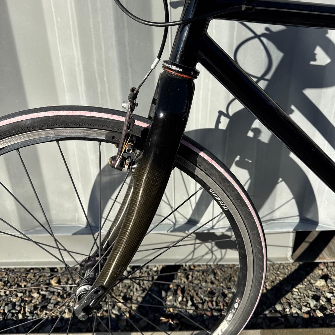 チューブ交換済 クロモリフレーム カーボンフォーク シクロクロスバイク 現状渡し