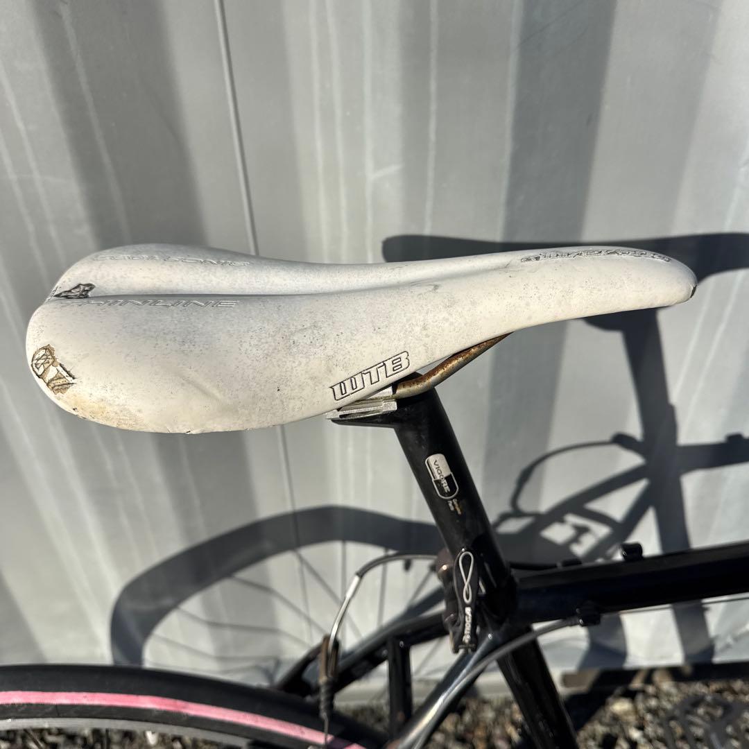 チューブ交換済 クロモリフレーム カーボンフォーク シクロクロスバイク 現状渡し