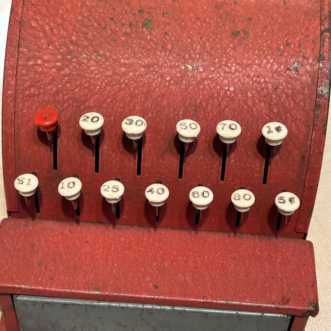アンティーク雑貨 USA VINTAGE TOY REGISTER work!