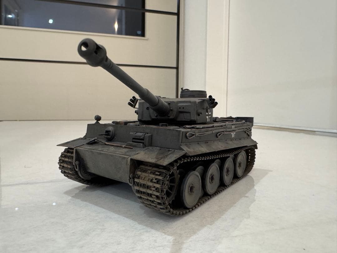 タミヤ ティーガー１プラモデル 完成品