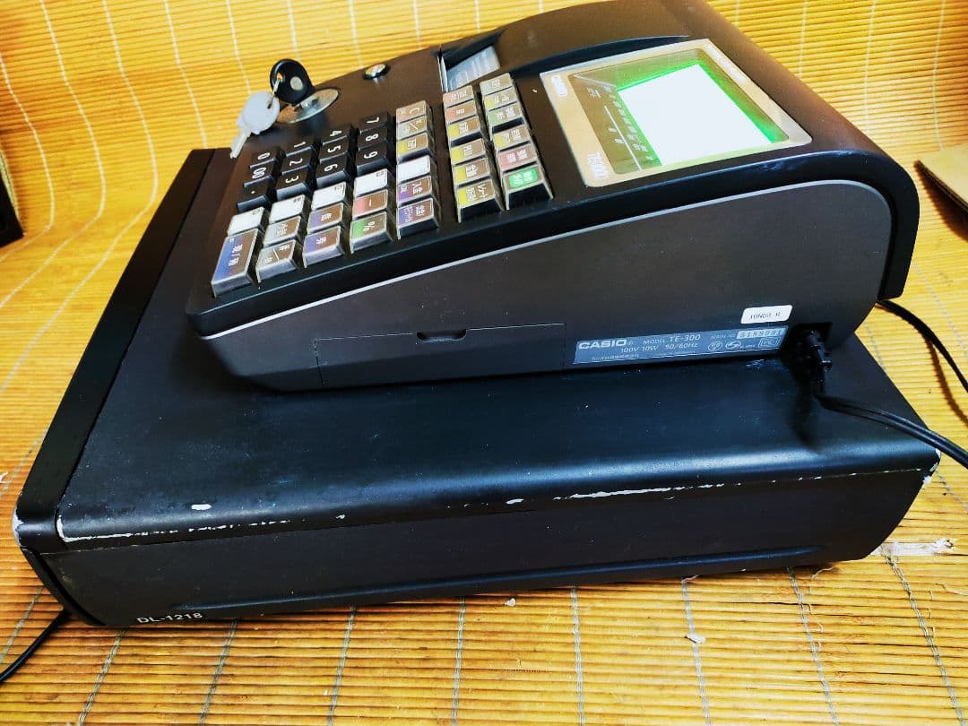 カシオレジスター　TE-300　 設定無料　送料無料人気機種　147000