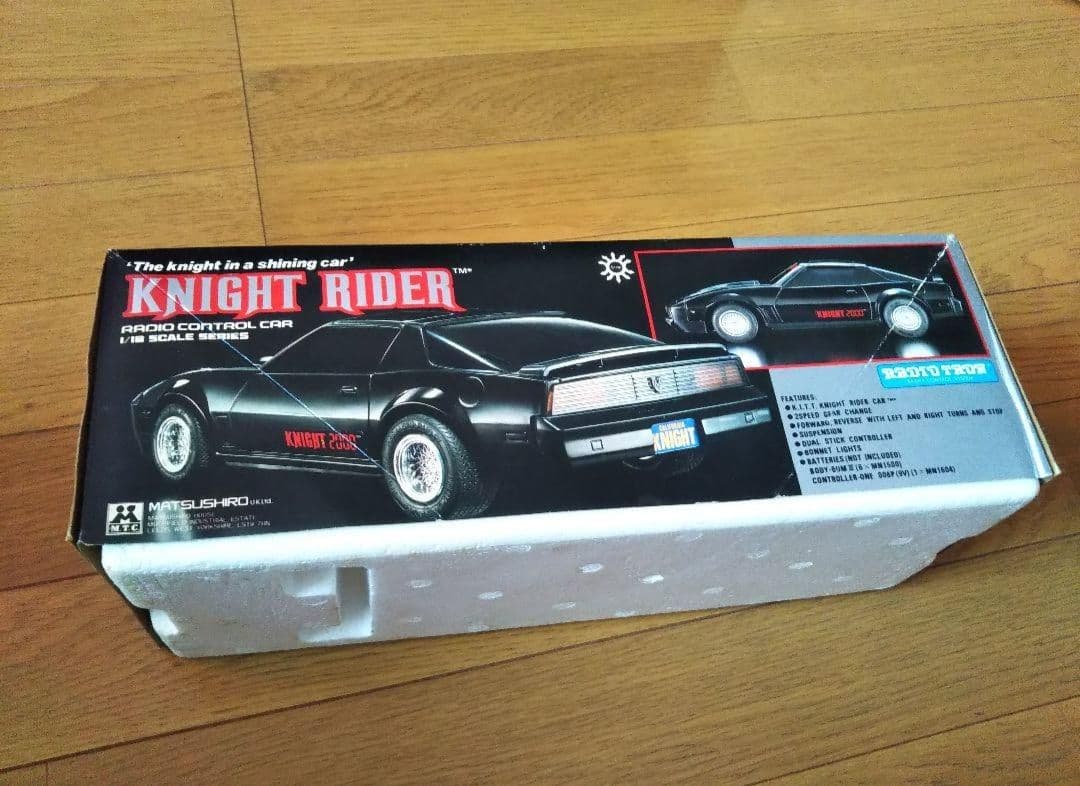 稀少当時物新品 1/18スケール ナイトライダー / ナイト2000 RCカー