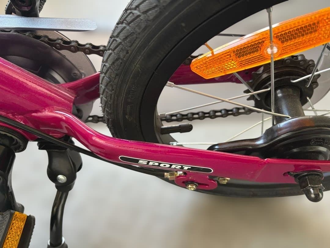 たのメル便【美品】STRIDER14xストライダー フューシャピンク スタンド付