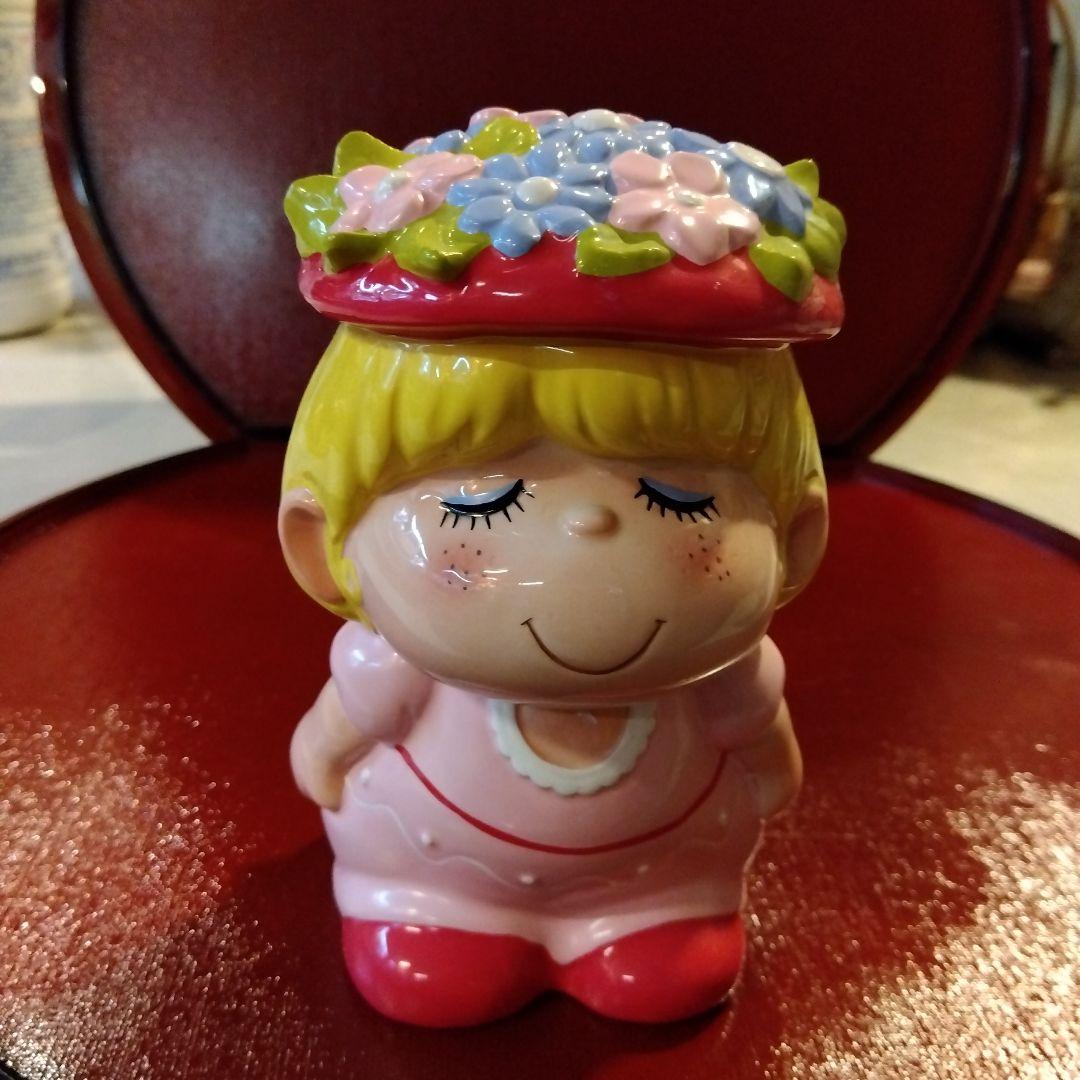 水森亜土　男の子と女の子の貯金箱セット