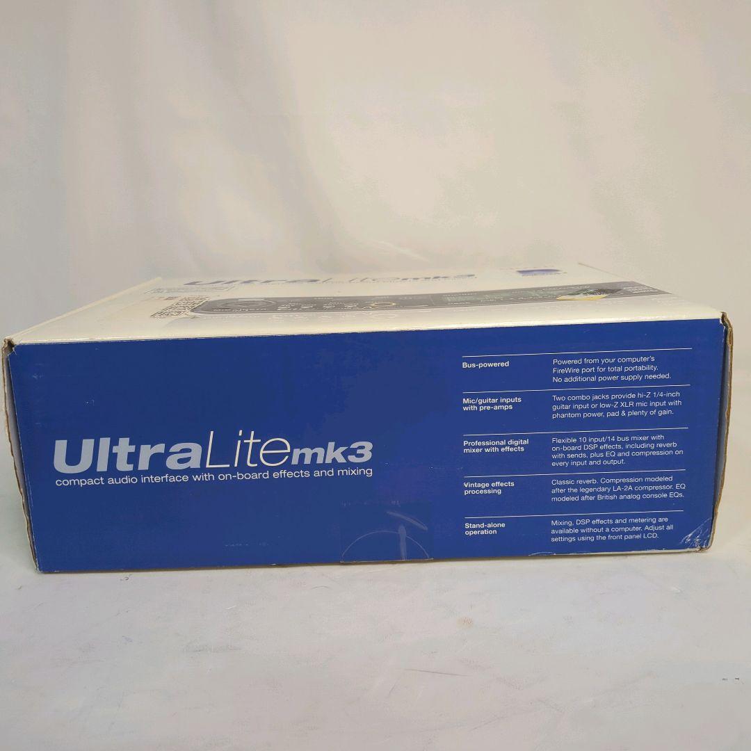 MOTU UltraLite mk3 オーディオインターフェース