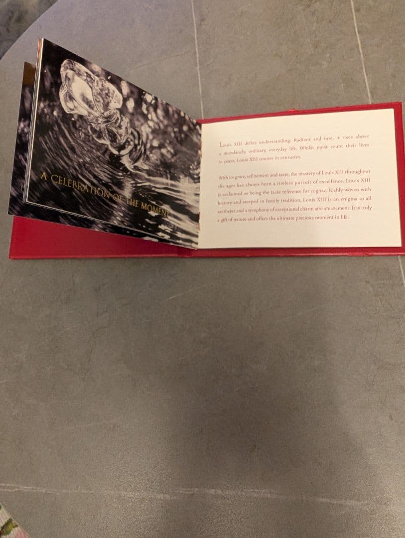 レミーマルタン　ルイ13世　バカラクリスタル　空き瓶　観音開き