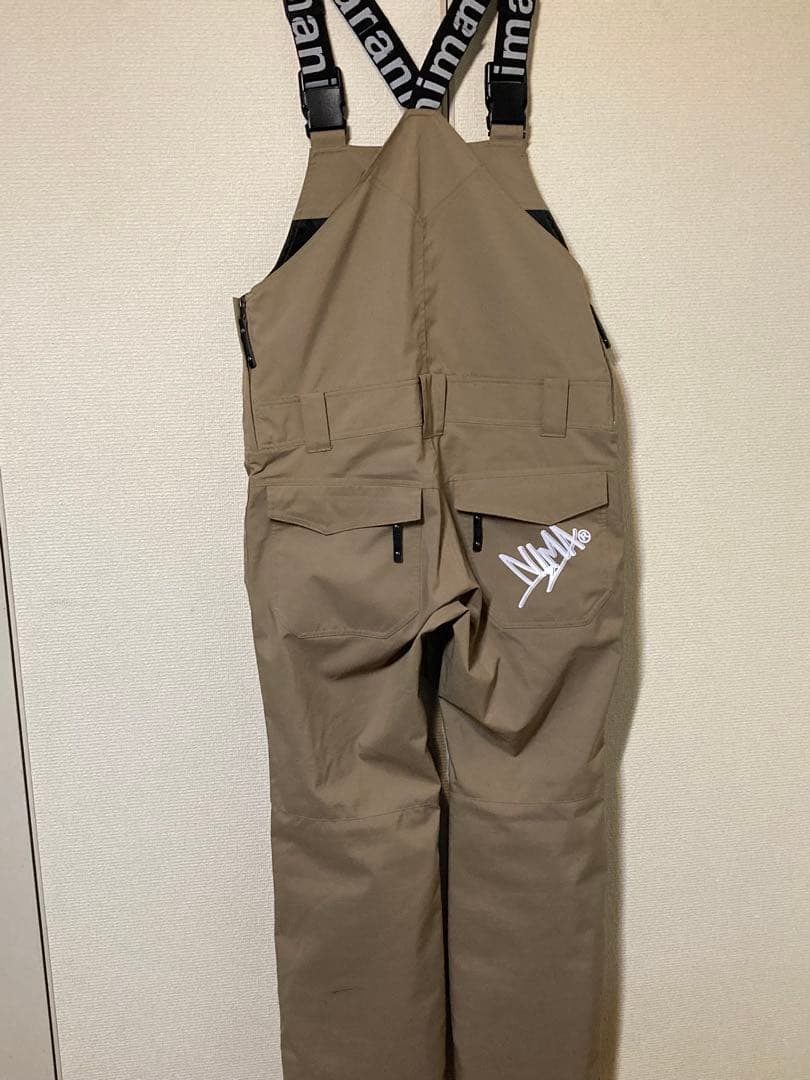 スノーボード ビブパンツ メンズMサイズ nima