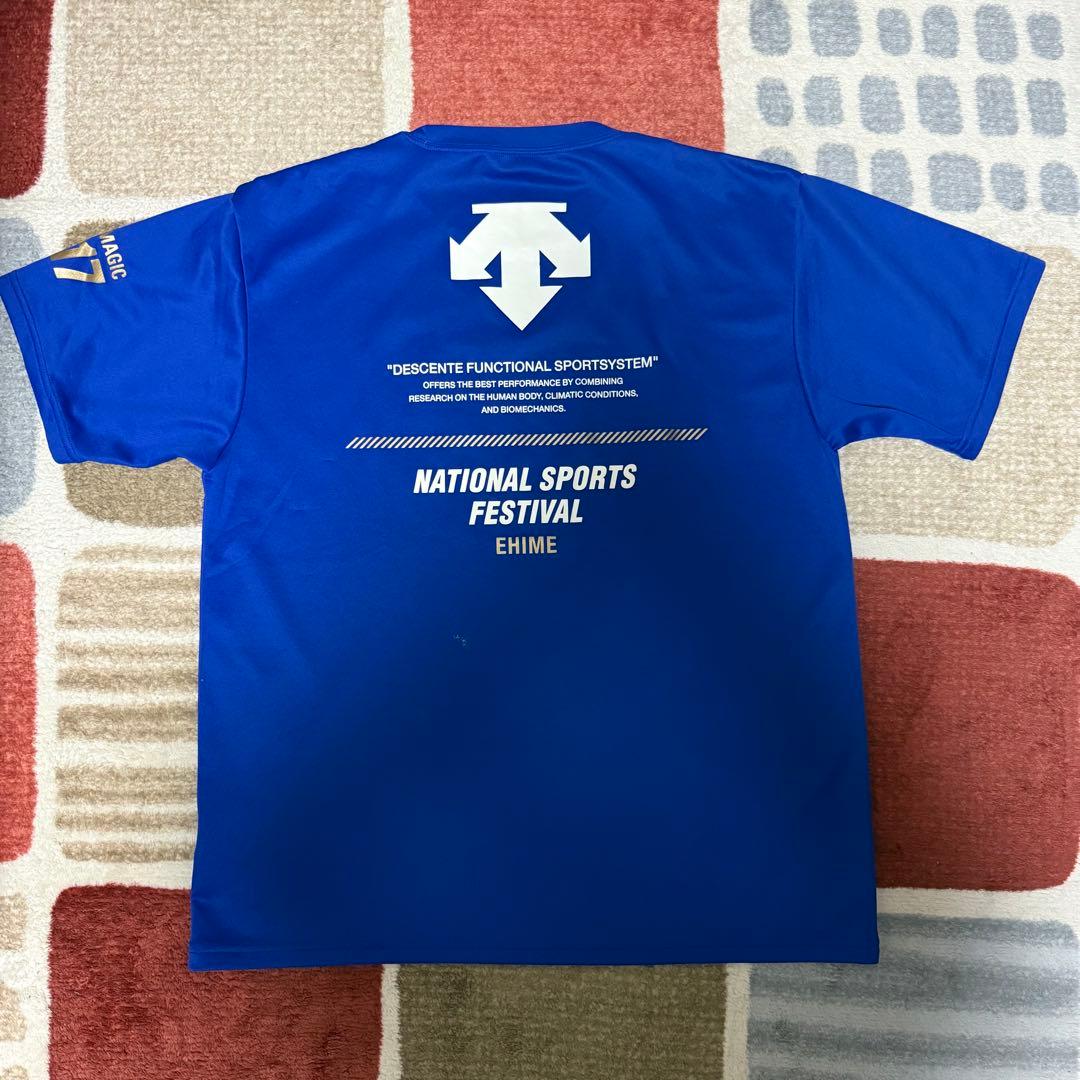 【極美品】ALLJAPAN 国体 デサント シャツ Oサイズ