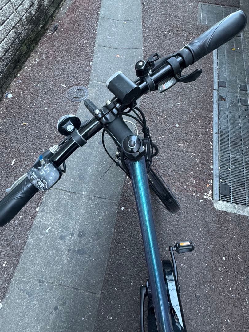 電動アシスト自転車 スポーツタイプ グラデーションカラー 充電器付き