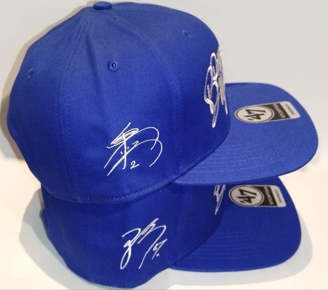 47 CAPTAIN サイン入り青キャップ