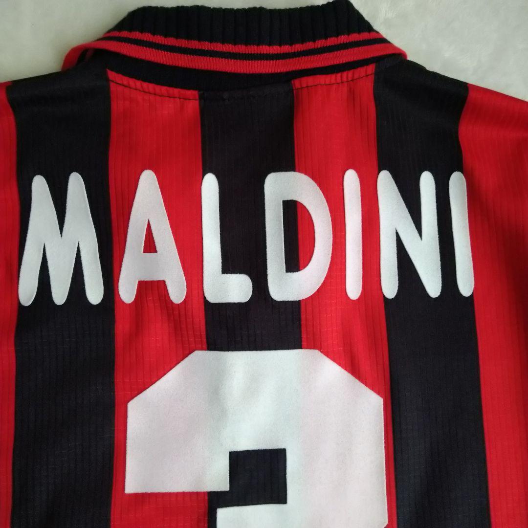 【美品】ACミラン Lotto ユニフォーム ３番 マルディーニ opel