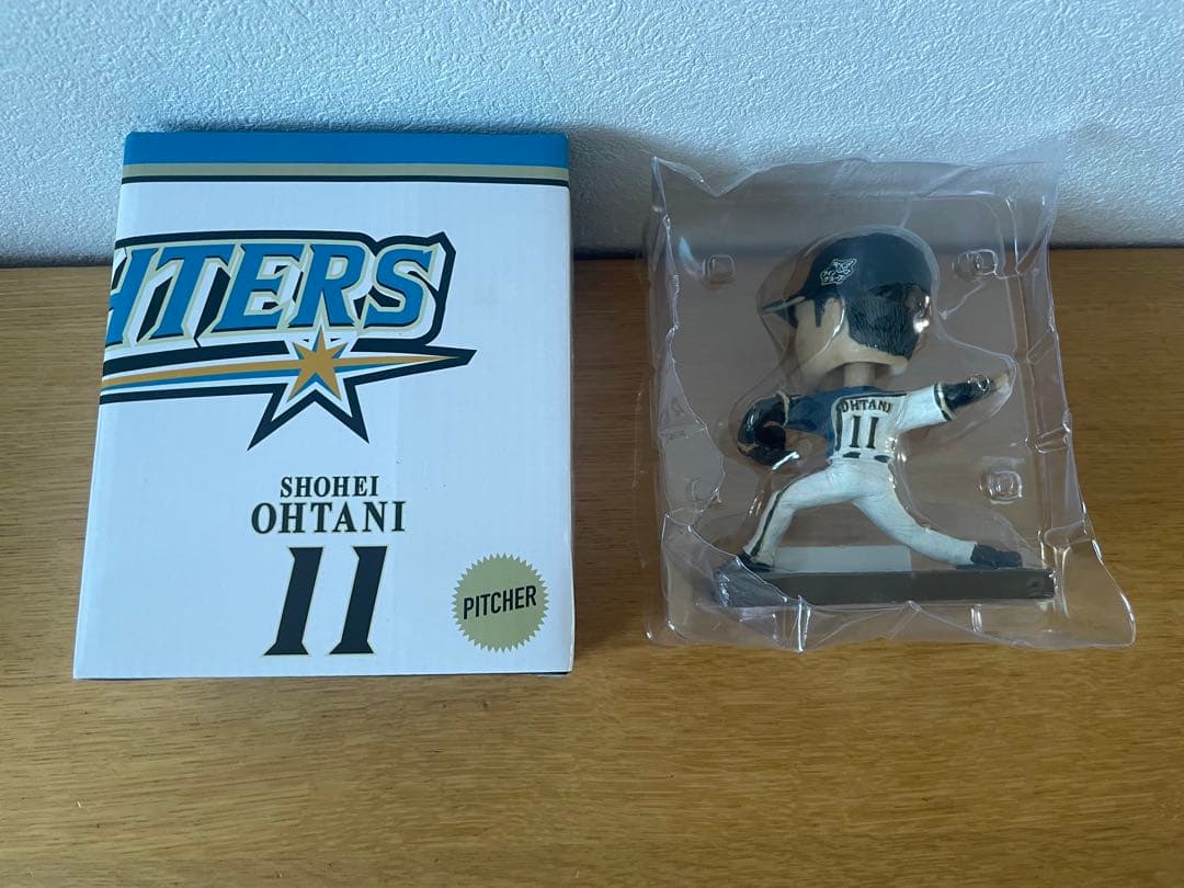 【新品未使用】希少　大谷翔平　日本ハムファイターズ　バブルヘッド　二刀流セット