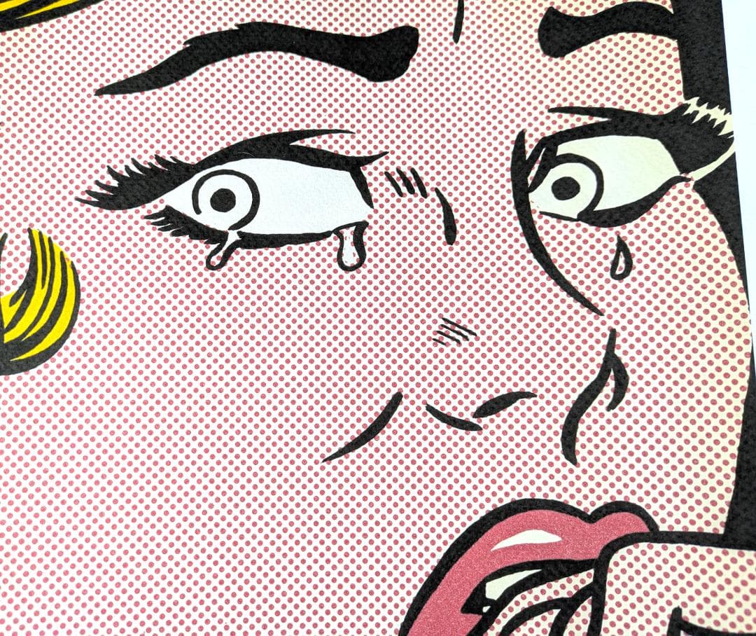 ロイ・リキテンスタイン Crying Girl オフセット複製　COA限定150