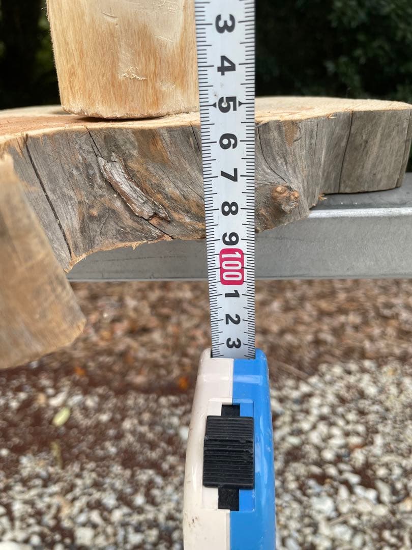 国産ヒノキ　鳥用止まり木　スタンド　アスレチック階段　約100センチ