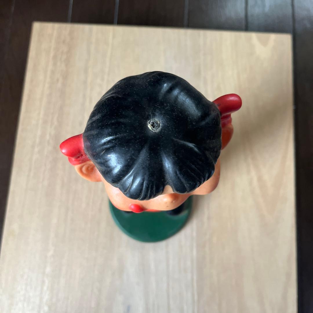 不二家　FUJIYA ペコちゃん　木台　当時物　約29㎝　中古品