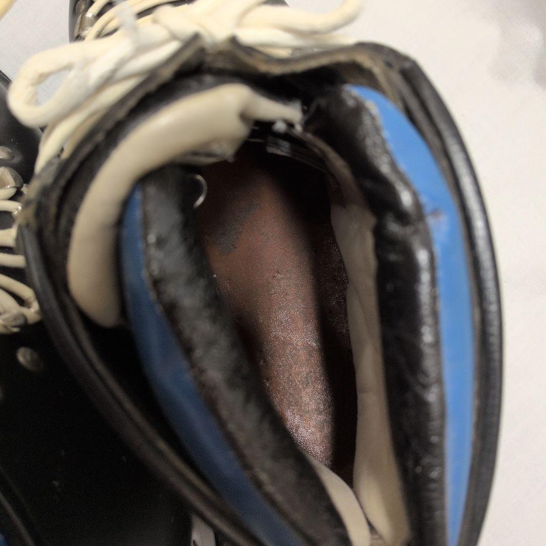 昭和レトロ 牛革手作りスキー靴 未使用品 アンティーク