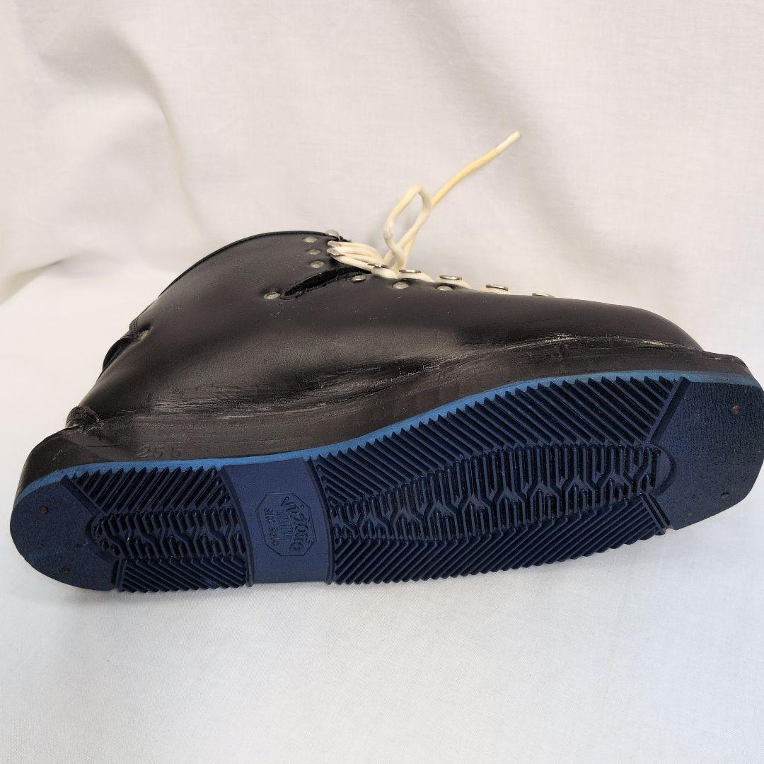 昭和レトロ 牛革手作りスキー靴 未使用品 アンティーク