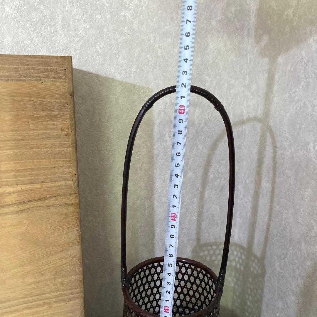 竹雲斎　筒形花籠