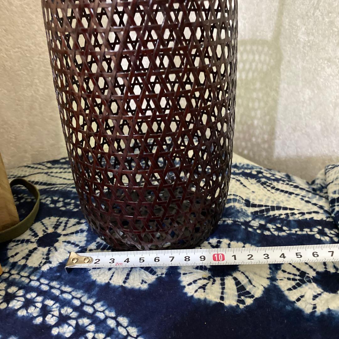 竹雲斎　筒形花籠