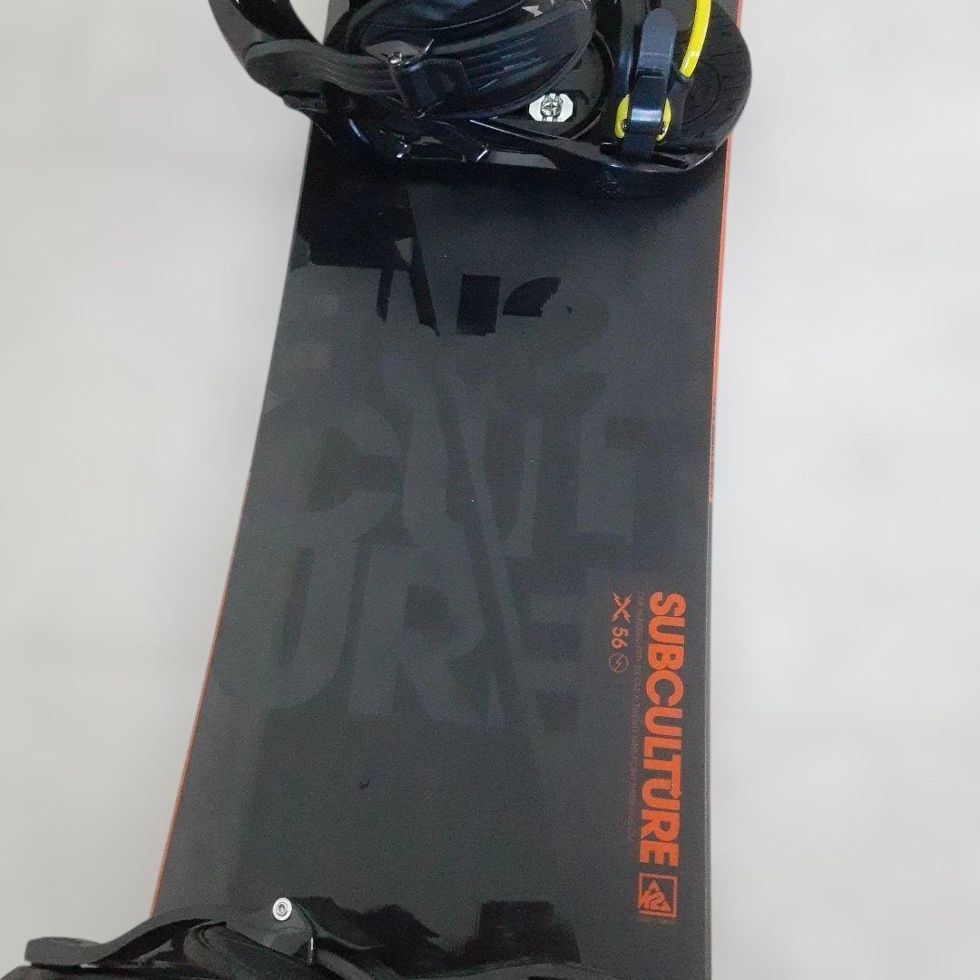 K2 SUBCULTURE スノーボードセット156 SONICバインディング付
