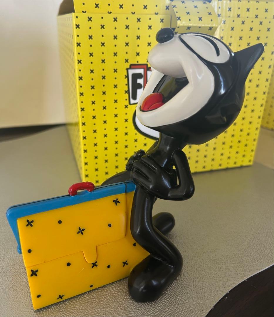 新品 Felix the Cat ボブルヘッド スタッシュケース 小物入れ