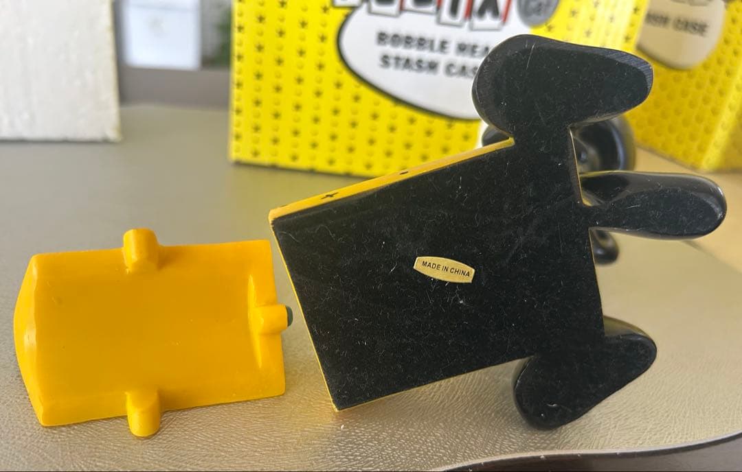 新品 Felix the Cat ボブルヘッド スタッシュケース 小物入れ