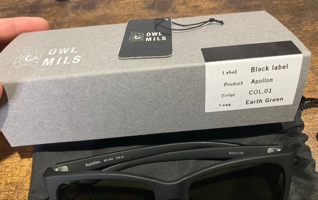 OWL MILS Apollon サングラス Earth Green