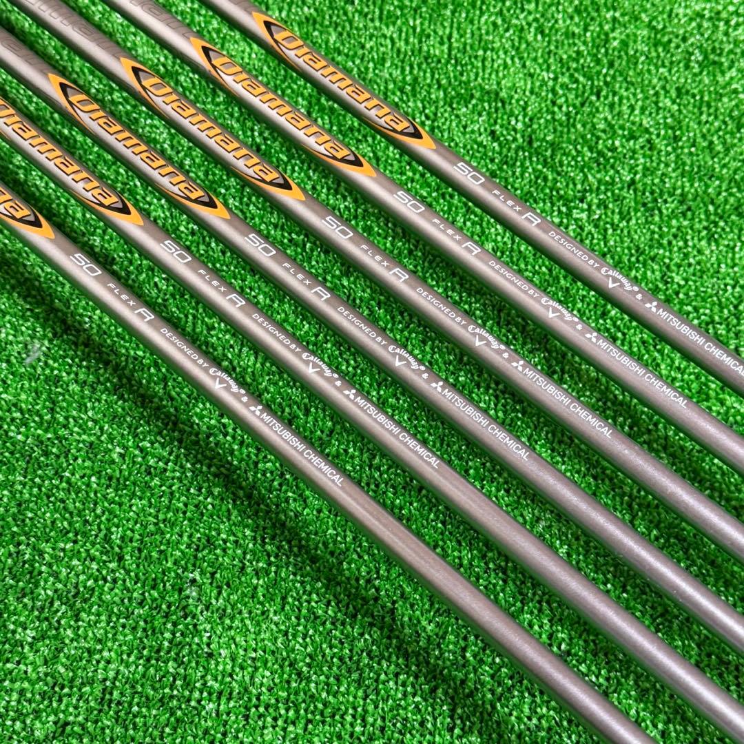 【レフティ】キャロウェイMAVRIK マーベリック アイアンセット6本