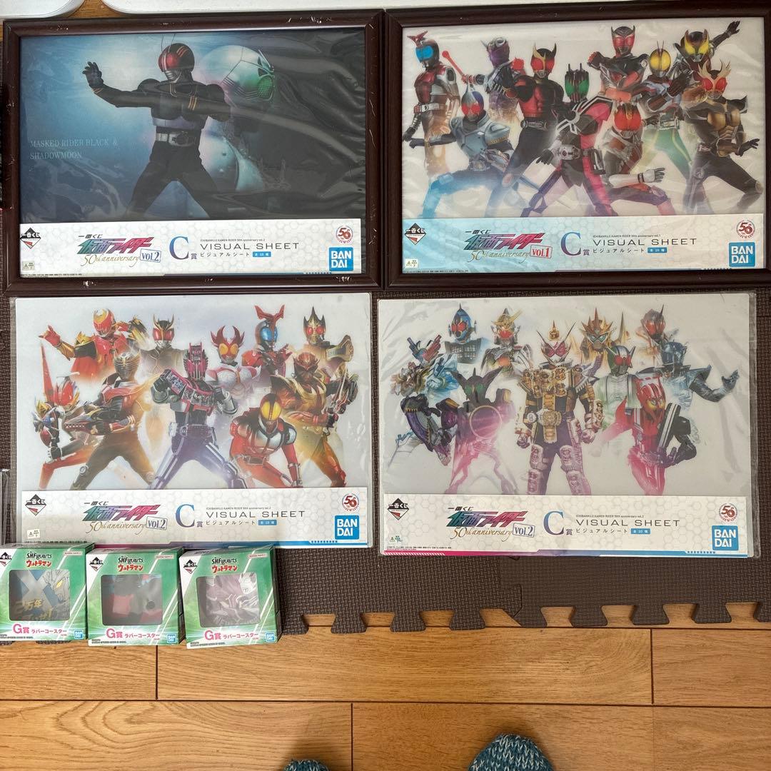 仮面ライダー　一番くじ　フィギュア　シート　その他