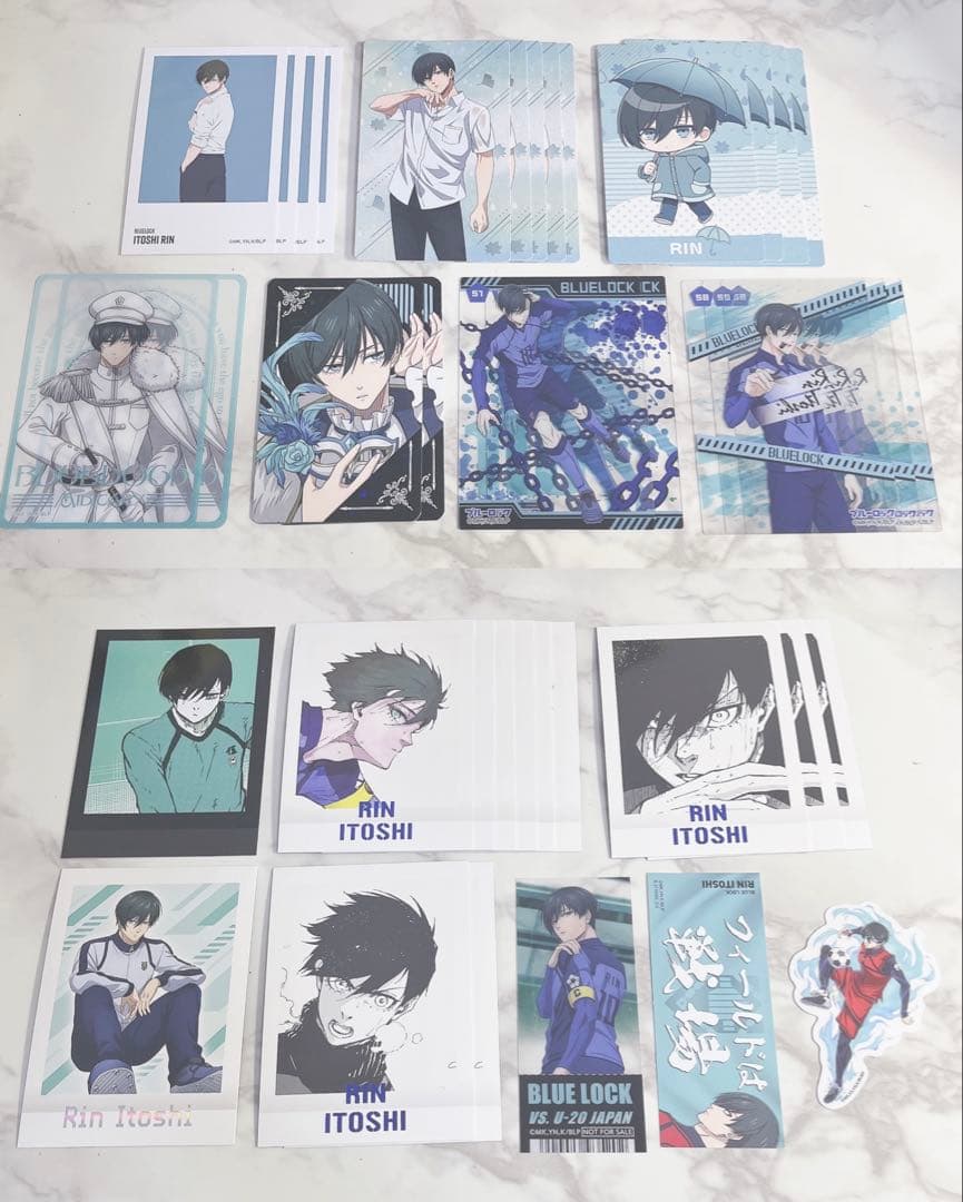 ブルーロック 糸師凛 カード 81枚 まとめ売り