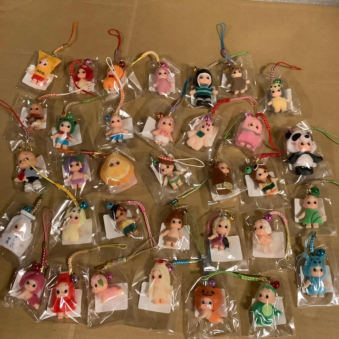 キューピー　根付け　ストラップ 34個セットNO.6