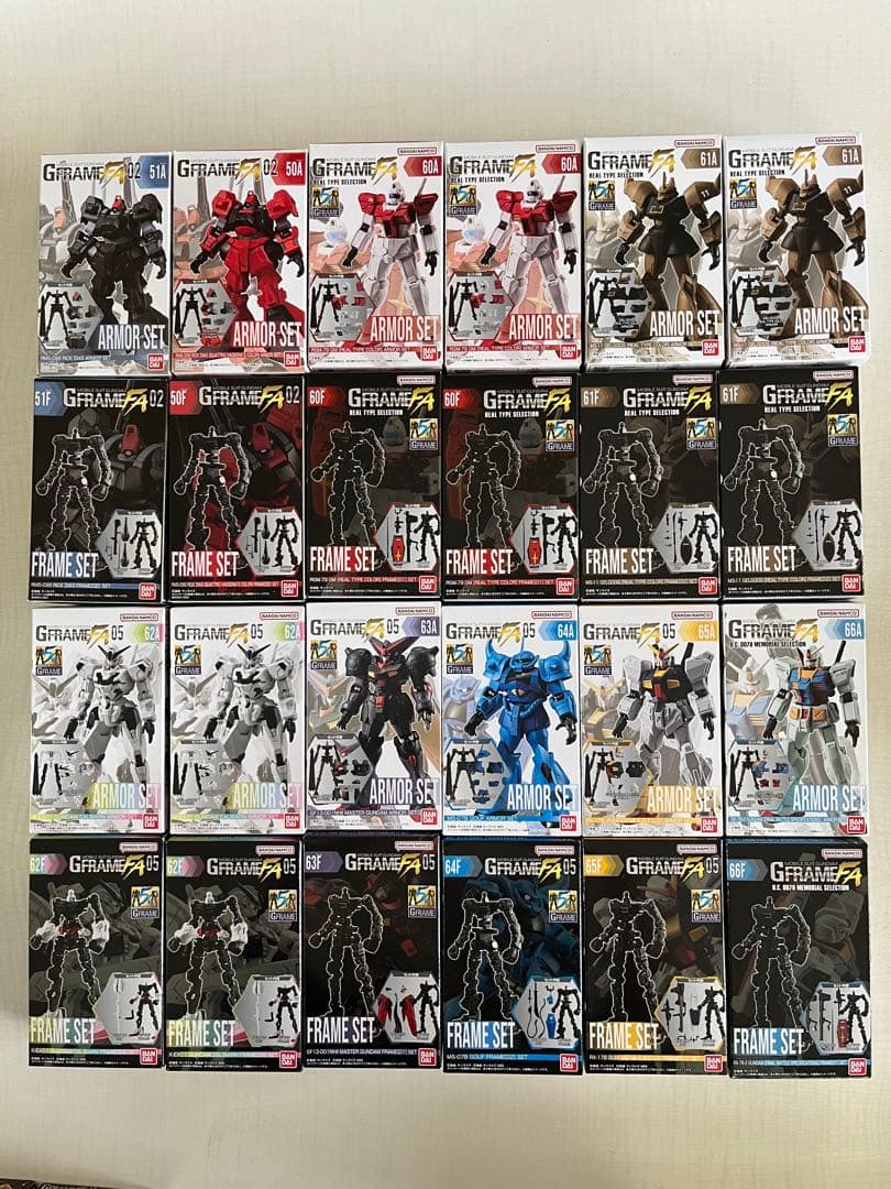【まとめ売り】ガンダム　GフレームFA　64点　GUNDAM　GFRAME FA