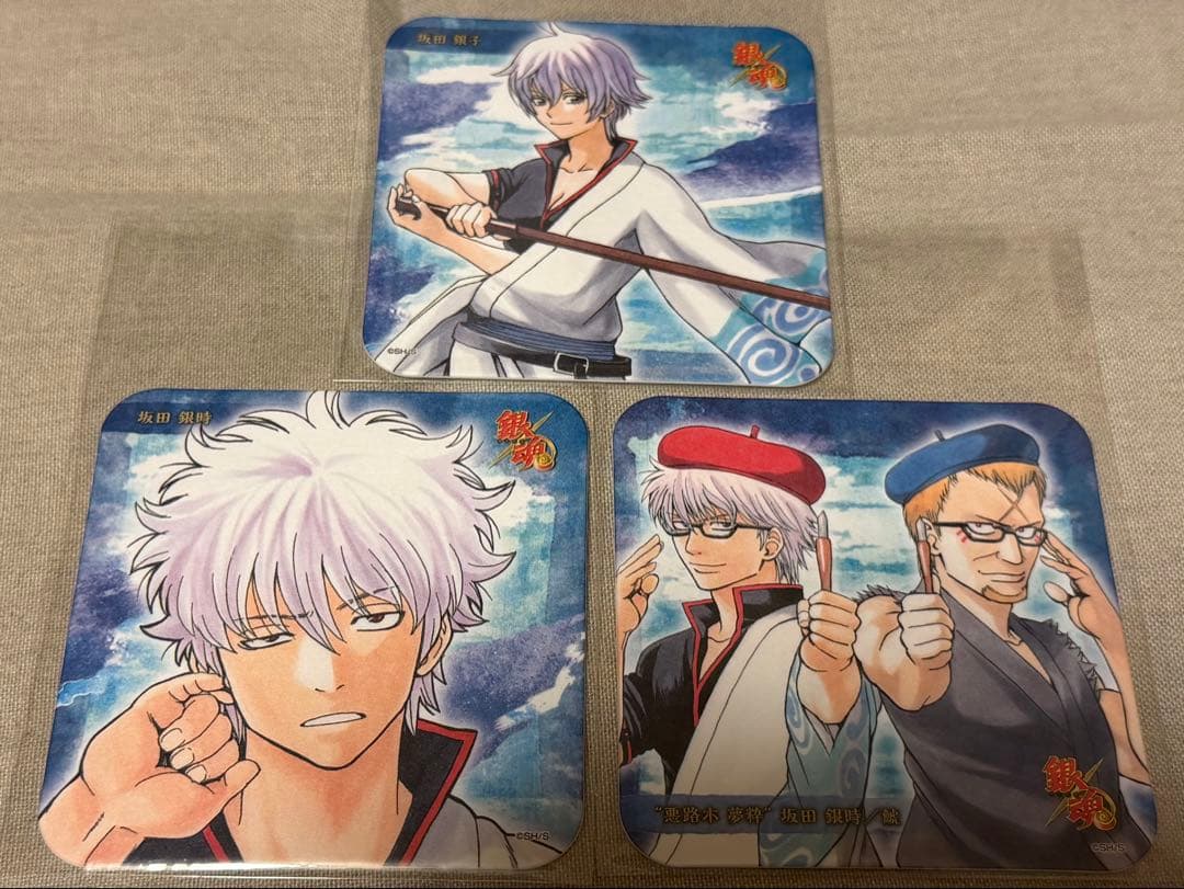 銀魂　アートコースター　坂田銀時　セット