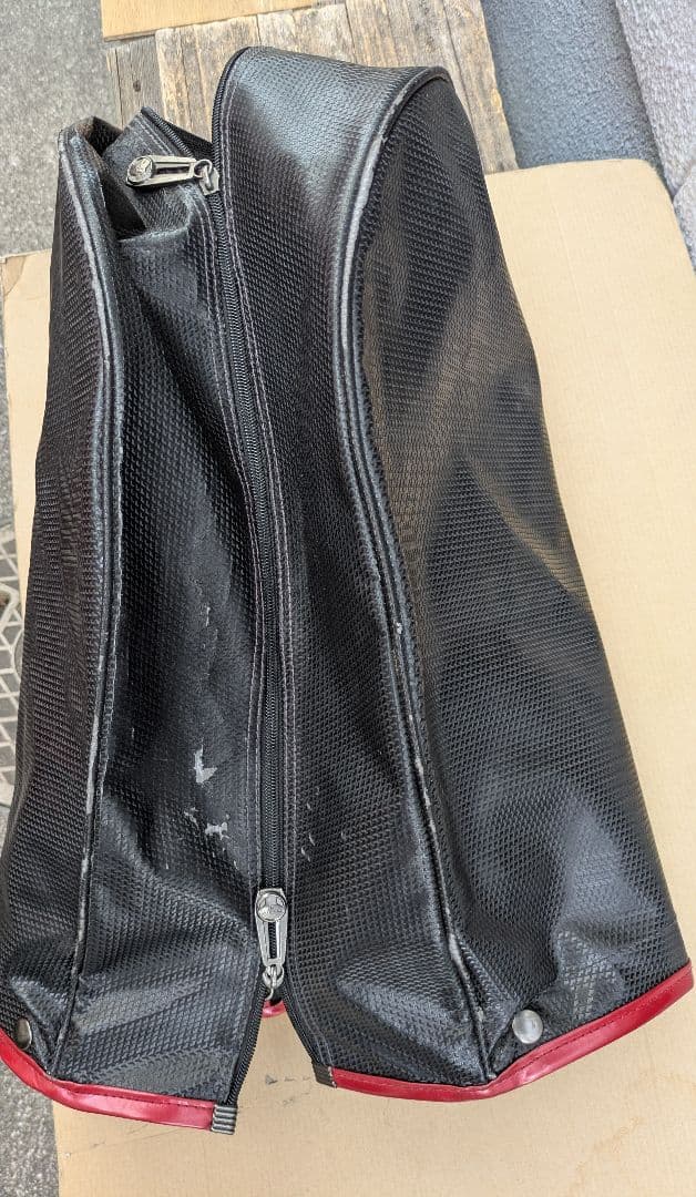 ルーニーボーイBRIDGESTONE GOLF キャディバッグ 黒赤