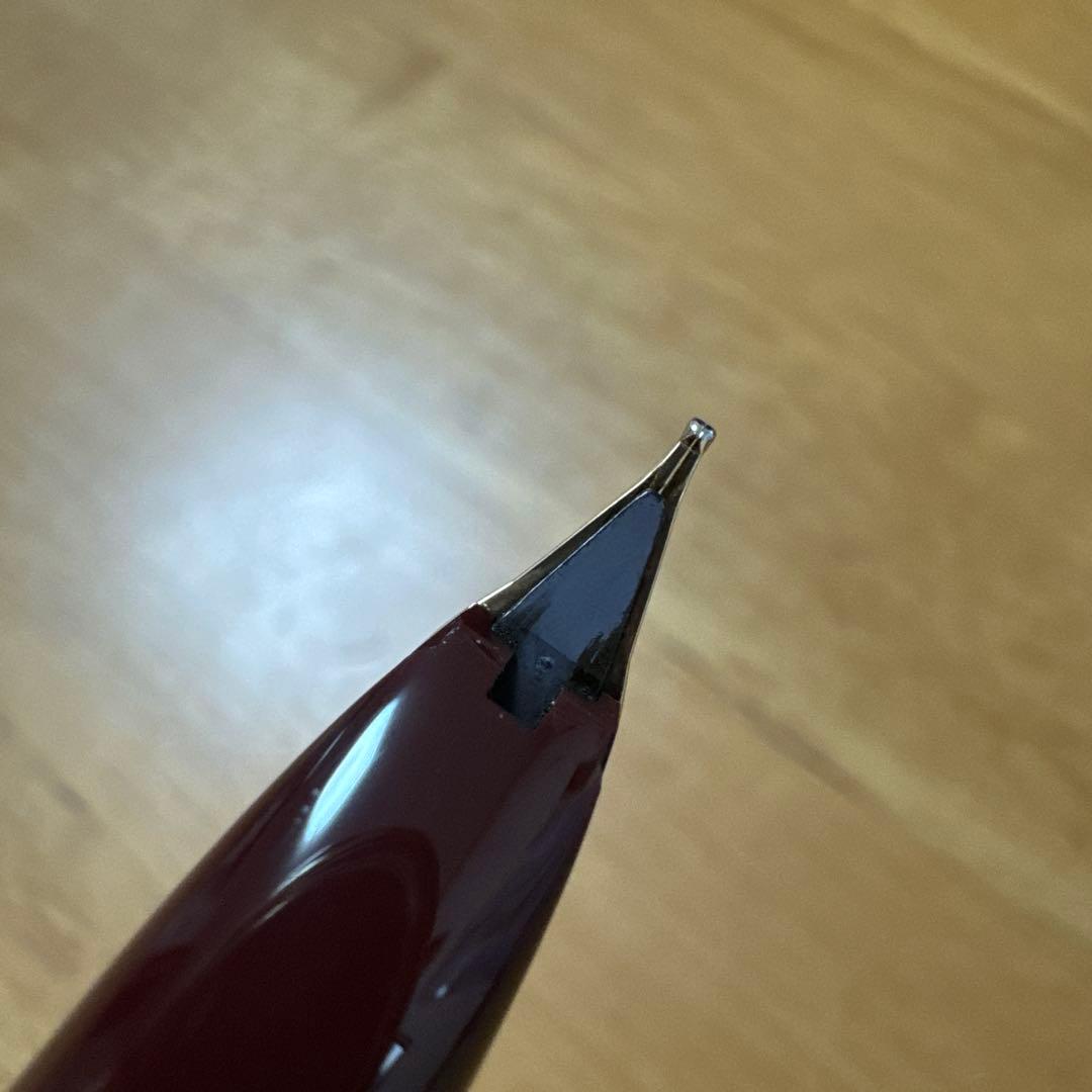 廃盤 PILOT パイロット 万年筆 エリート95S ディープレッド M 14k